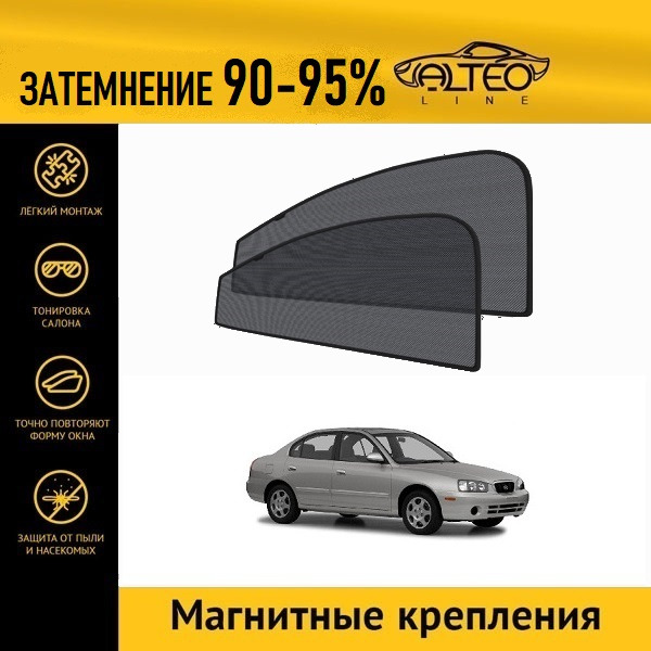 

Автошторки ALTEO на Hyundai Avante 3 седан (XD) (2000-2003)