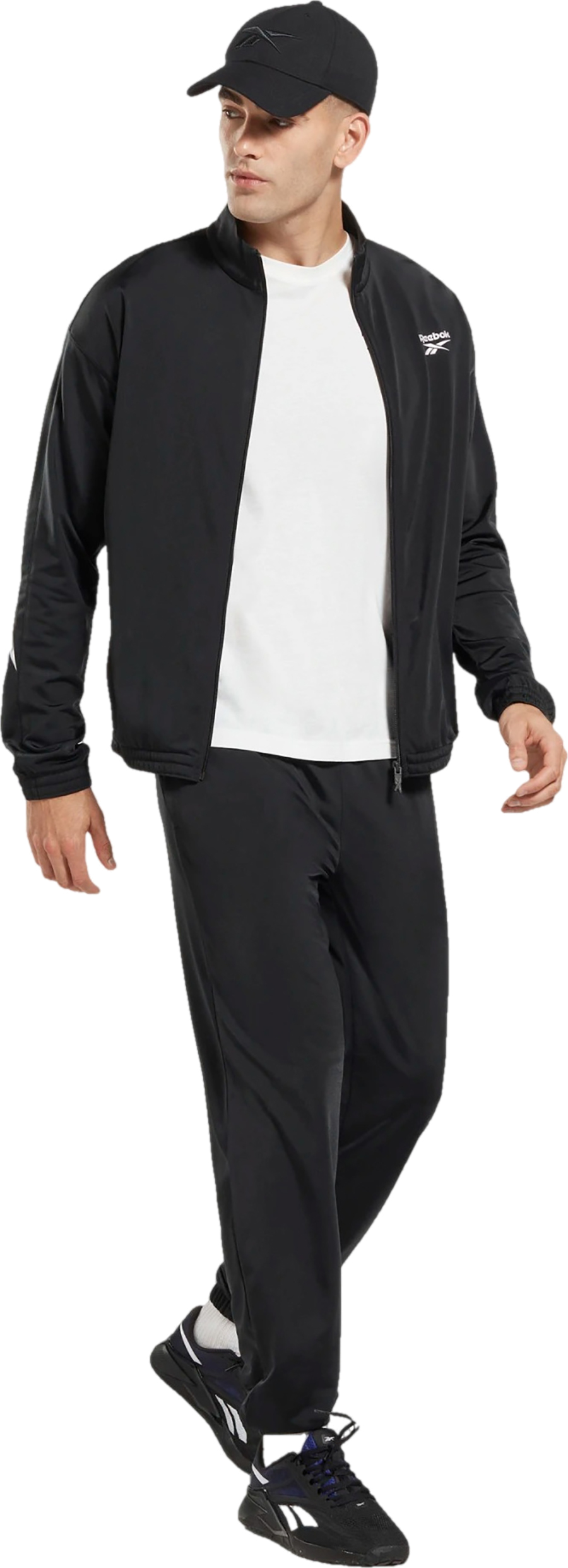 Спортивные брюки мужские Reebok Ri Vector Knit Trackpant черные L