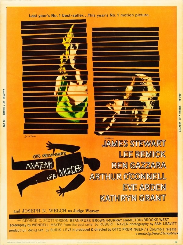 

Постер к фильму "Анатомия убийства" (Anatomy of a Murder) A3