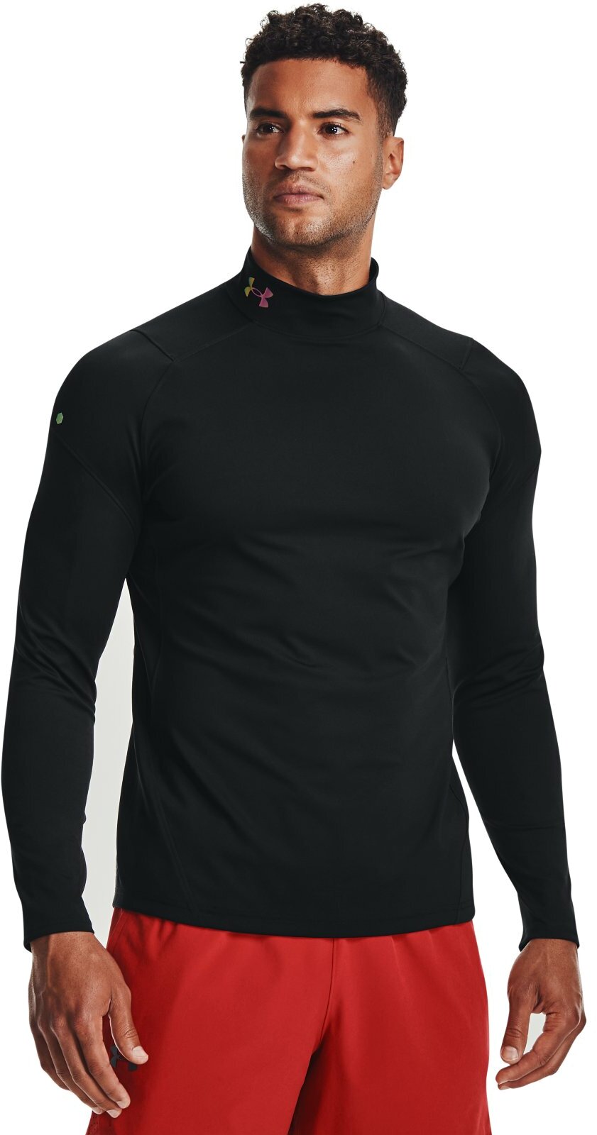 

Лонгслив мужской Under Armour Coldgear Rush Mock черный XL, Coldgear Rush Mock