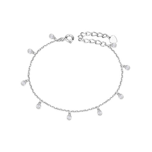 

Браслет из серебра р. 21 SOKOLOV 94051290-91, фианит, 94051290-91