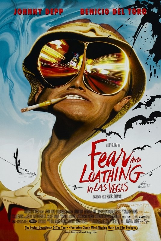 

Постер к фильму "Страх и ненависть в Лас-Вегасе" (Fear and Loathing in Las Vegas) 50x70 см