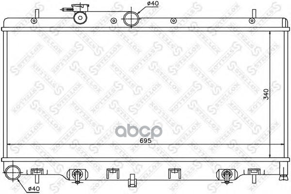 

10-25429-Sx Радиатор Системы Охлаждения Акпп Subaru Legacy Iv/Outback 2.0I 16V 03-05