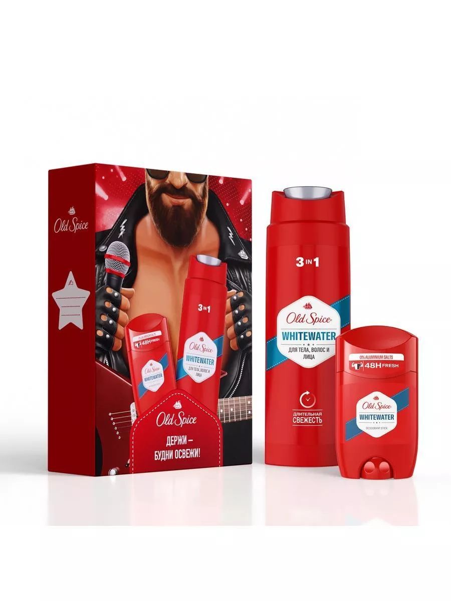 Косметический набор для волос и тела Old Spice для мужчин 2 предмета