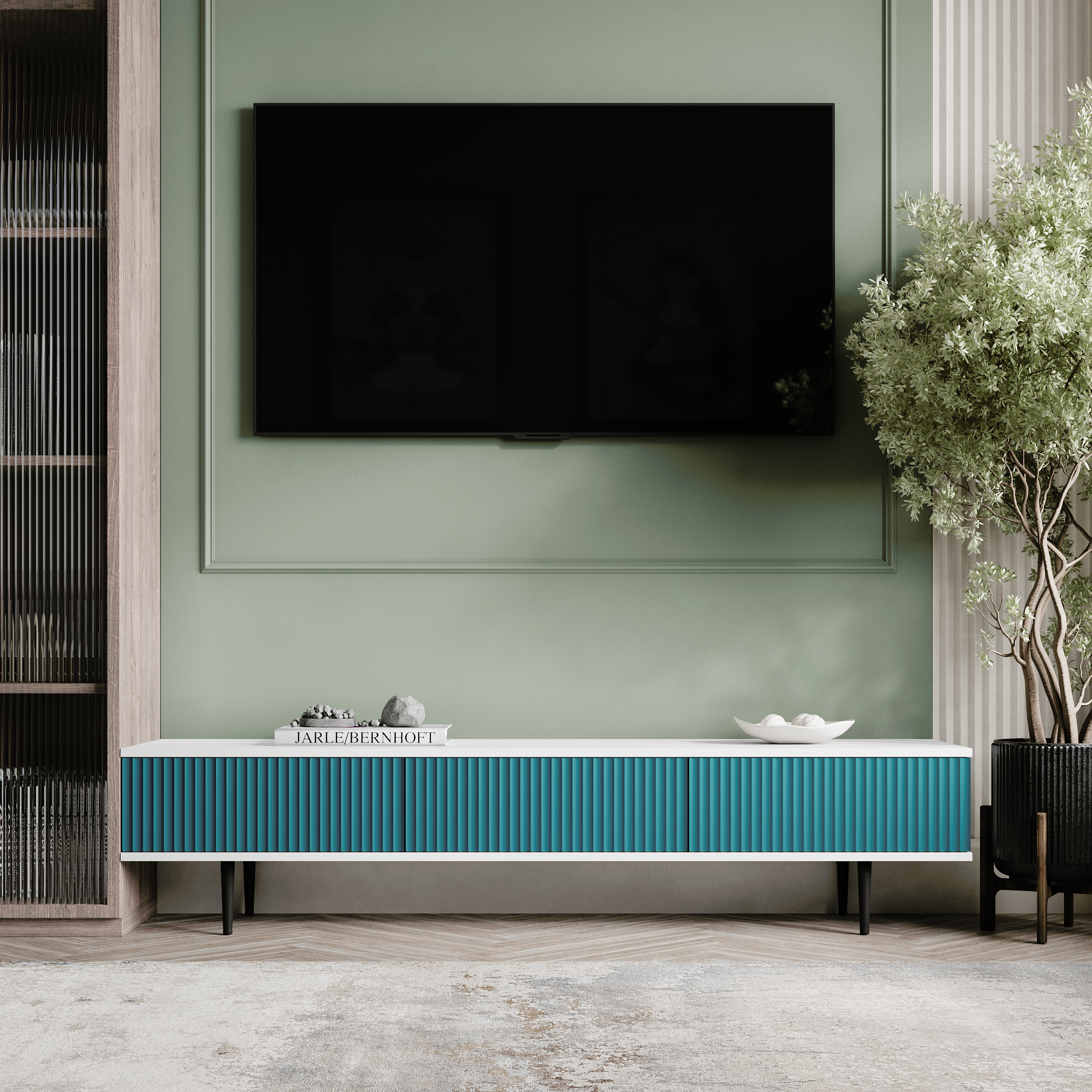 Тумба под телевизор Акцент Вустер Атлантик-V6