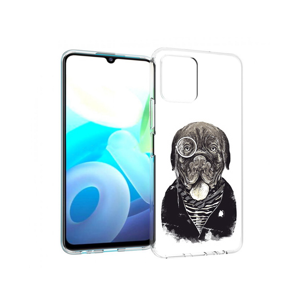 

Чехол MyPads Tocco для Vivo Y15s солидный песик (PT224456.390.615), Прозрачный, Tocco