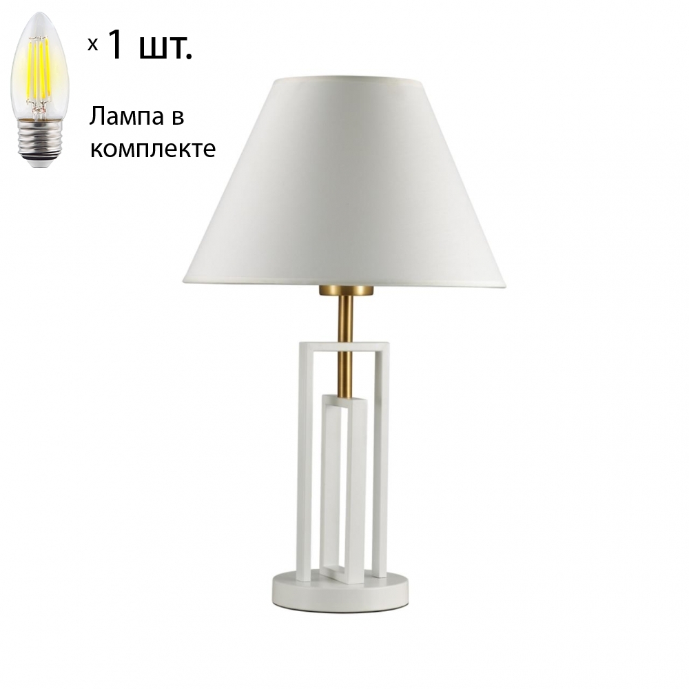 

Настольная лампа с лампочкой Lumion Fletcher 5291/1T+Lamps Е27 Свеча
