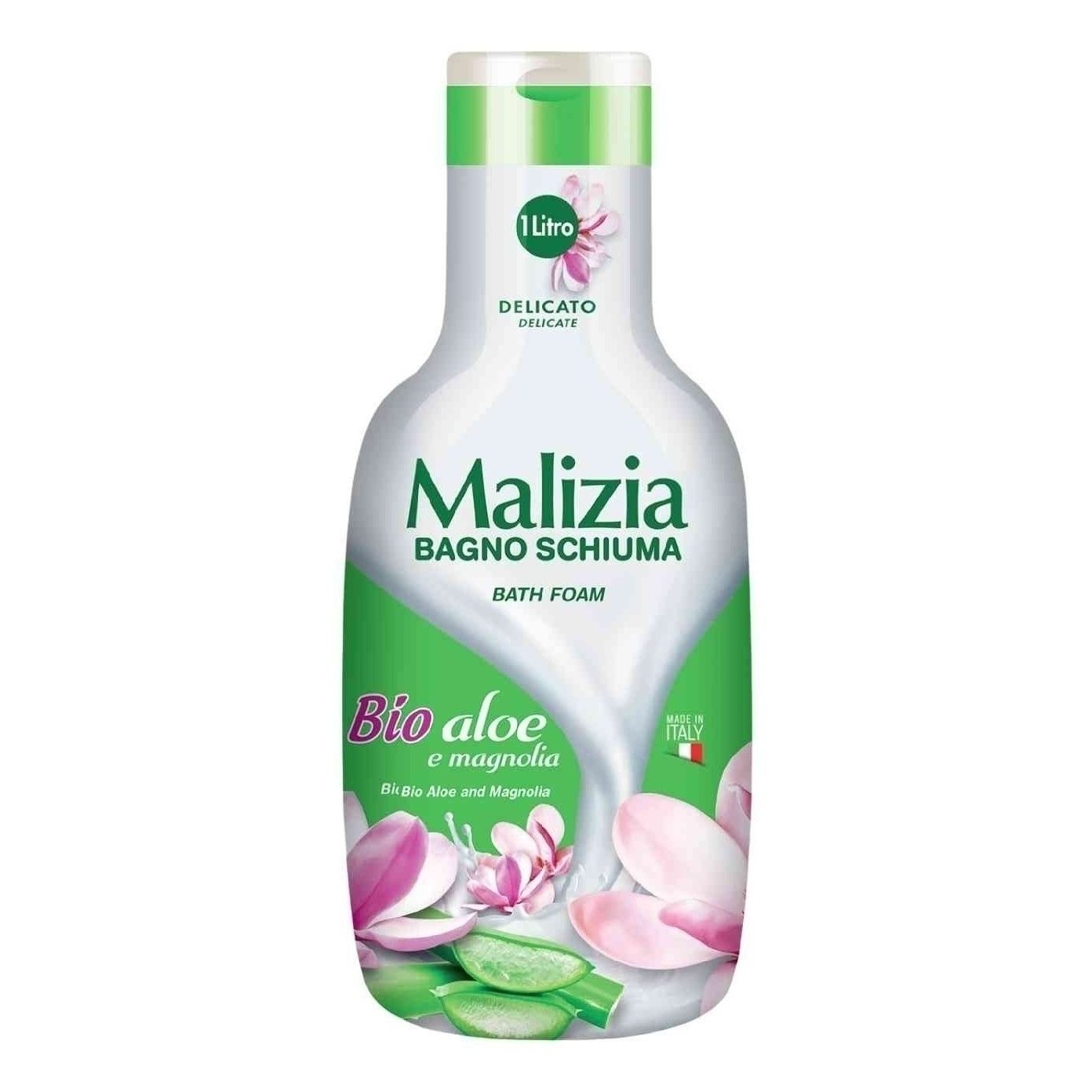 Пена для ванны Malizia Aloe and Magnolia 1 л