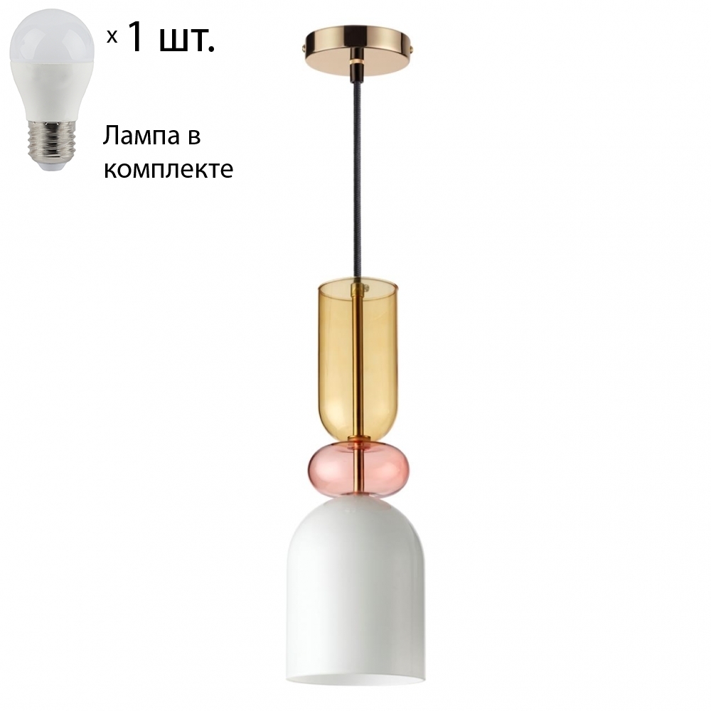 

Подвесной светильник с лампочкой Lumion Gillian 4589/1+Lamps E27 P45