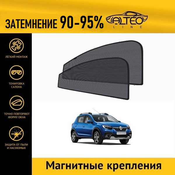 

Автошторки ALTEO на Renault Sandero Stepway 2 рестайлинг (2018-н.в.)