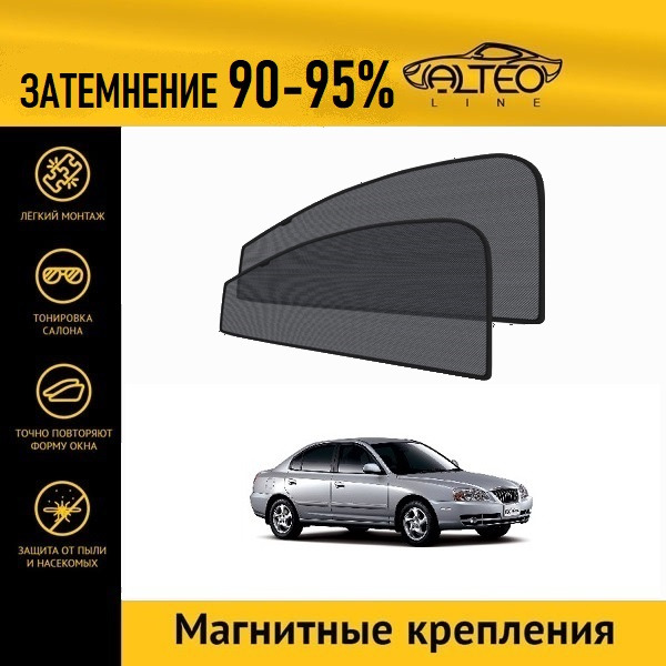 

Автошторки ALTEO на Hyundai Avante 3 седан (XD) (2003-2006)