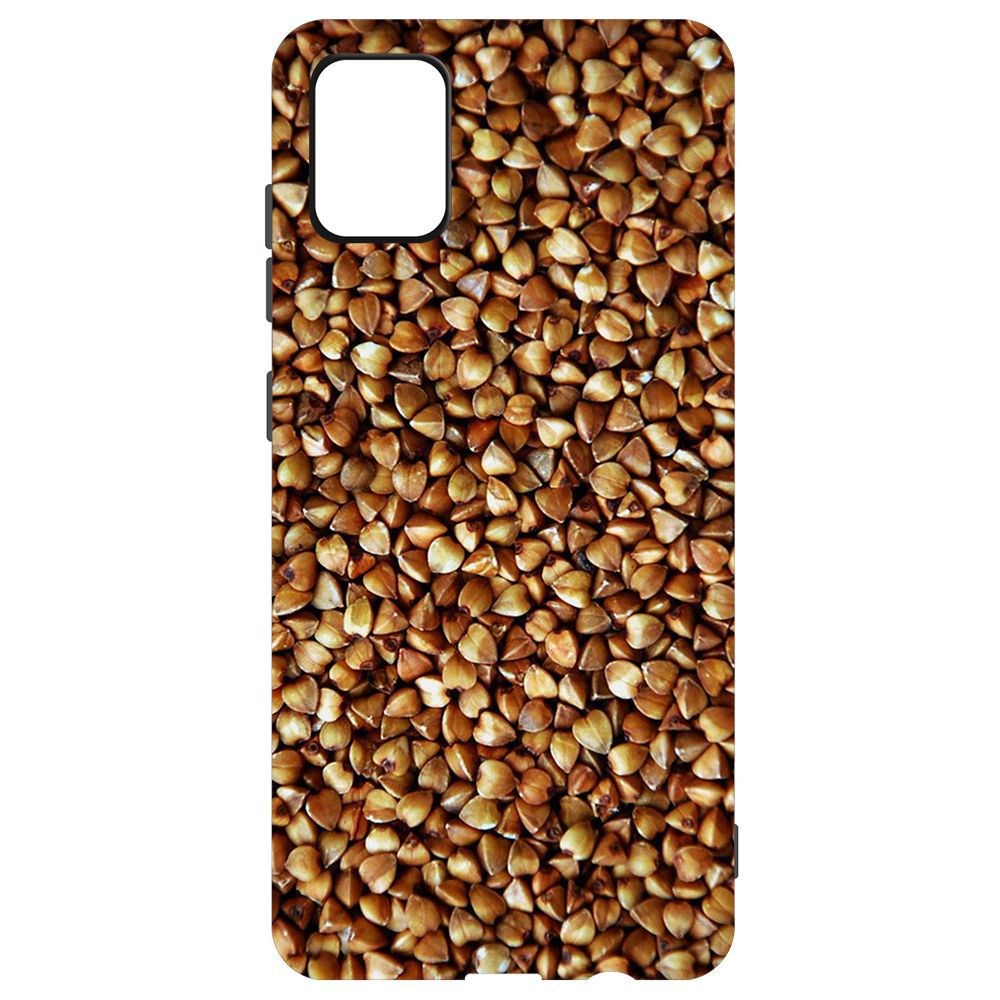 

Чехол-накладка Krutoff Soft Case Гречка для Samsung Galaxy A51 (A515), Черный