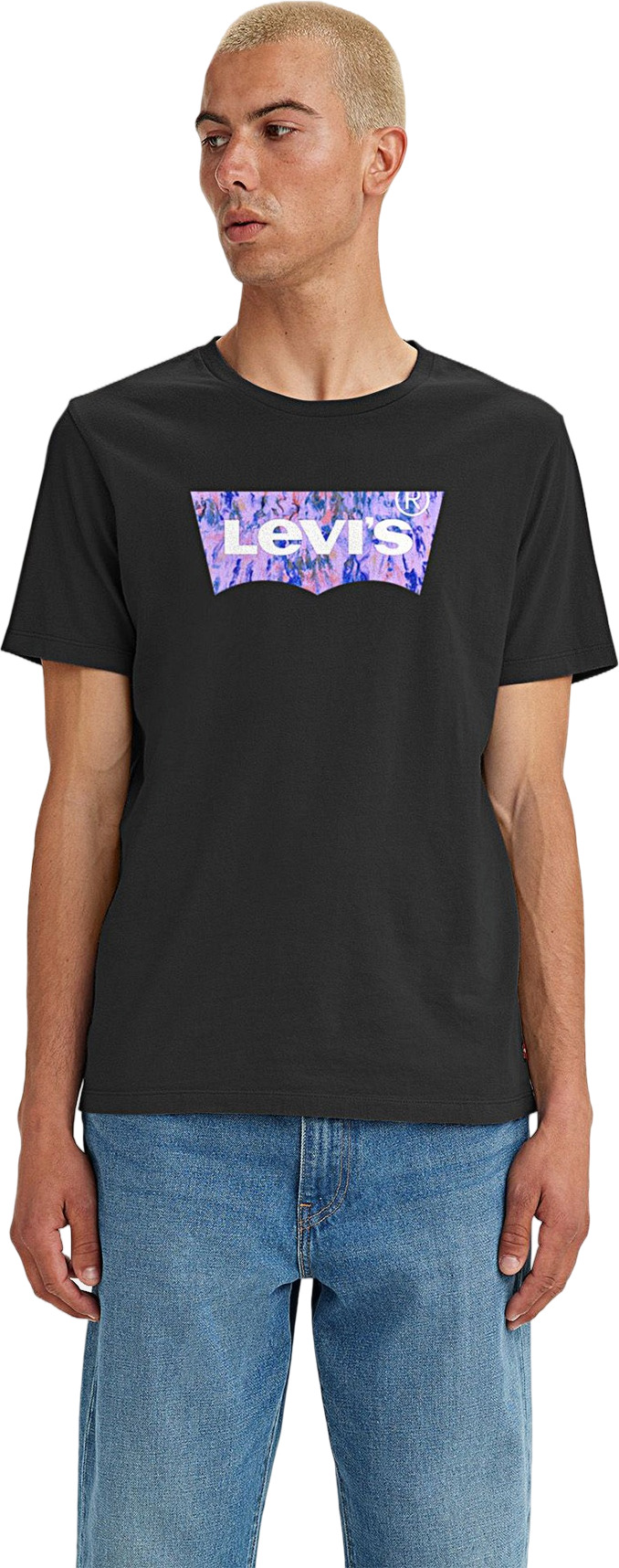 

Футболка мужская Levi's Men Graphic Crewneck Tee черная XL, Черный, Men Graphic Crewneck Tee