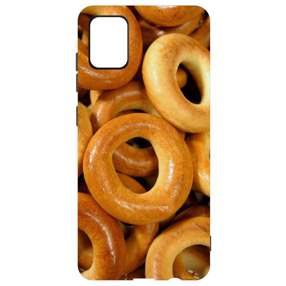 

Чехол-накладка Krutoff Soft Case Сушки для Samsung Galaxy A51 (A515), Черный