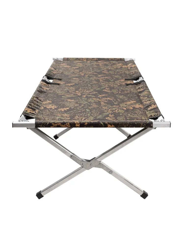 Туристическая раскладушка алюминиевая Медведь 200х75х40 см