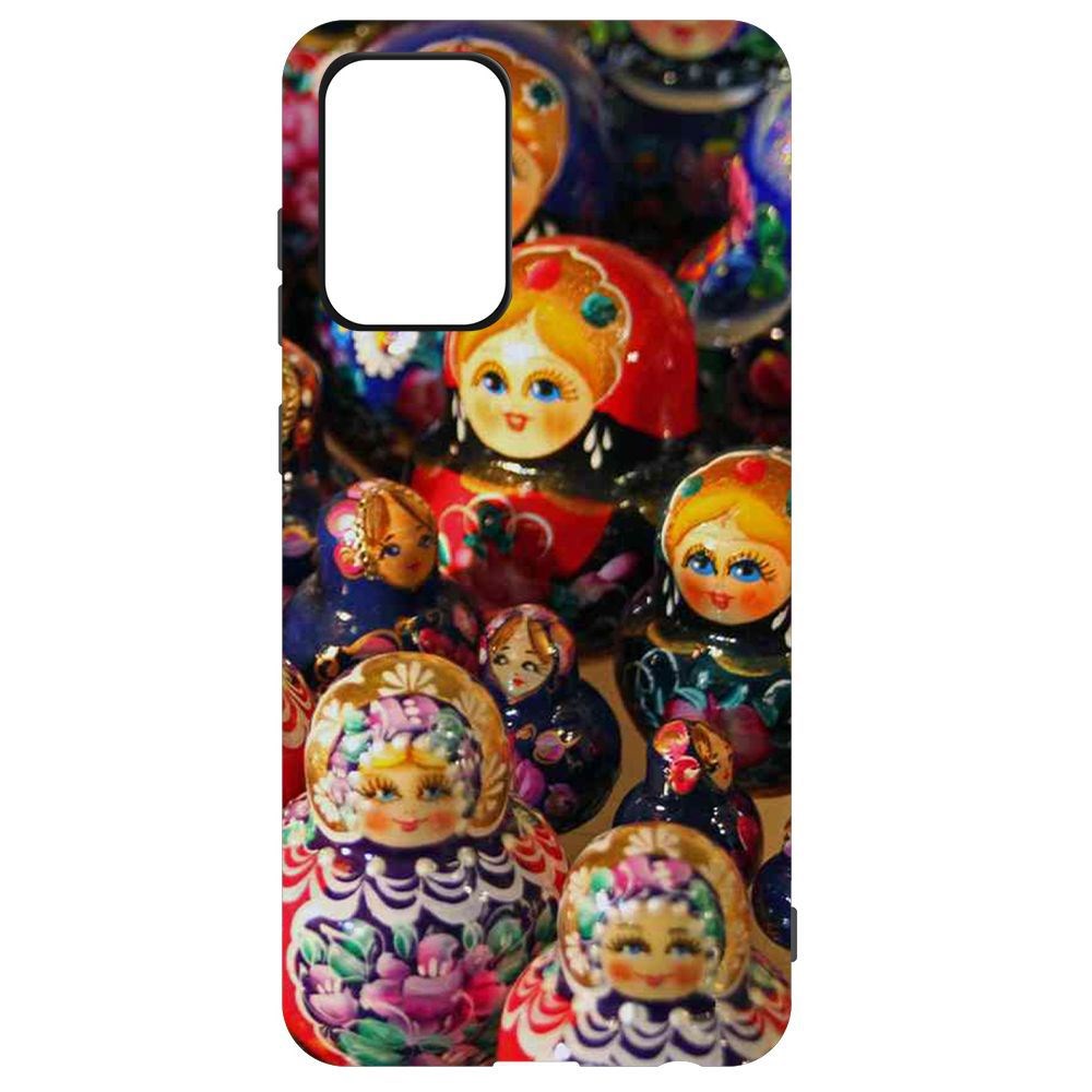 

Чехол-накладка Krutoff Soft Case Матрешка для Samsung Galaxy A52 (A525)