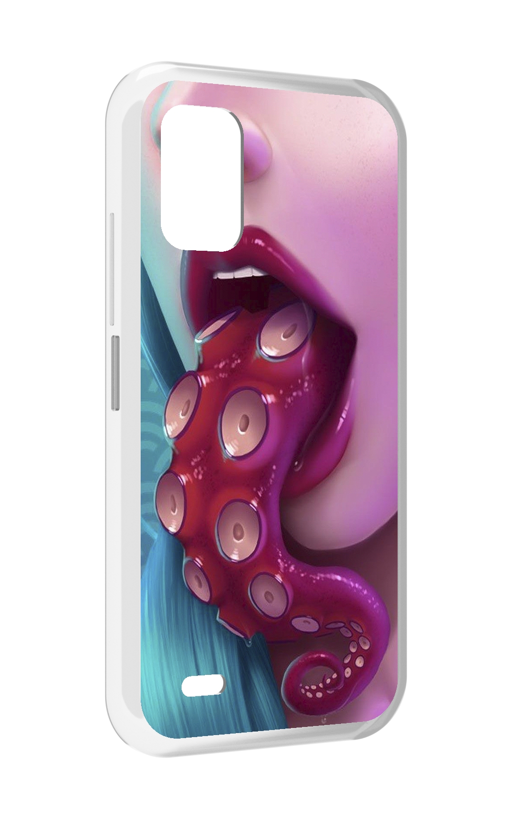 

Чехол MyPads девушка с щупальцой женский для UMIDIGI Bison GT2 / GT2 Pro, Прозрачный, Tocco