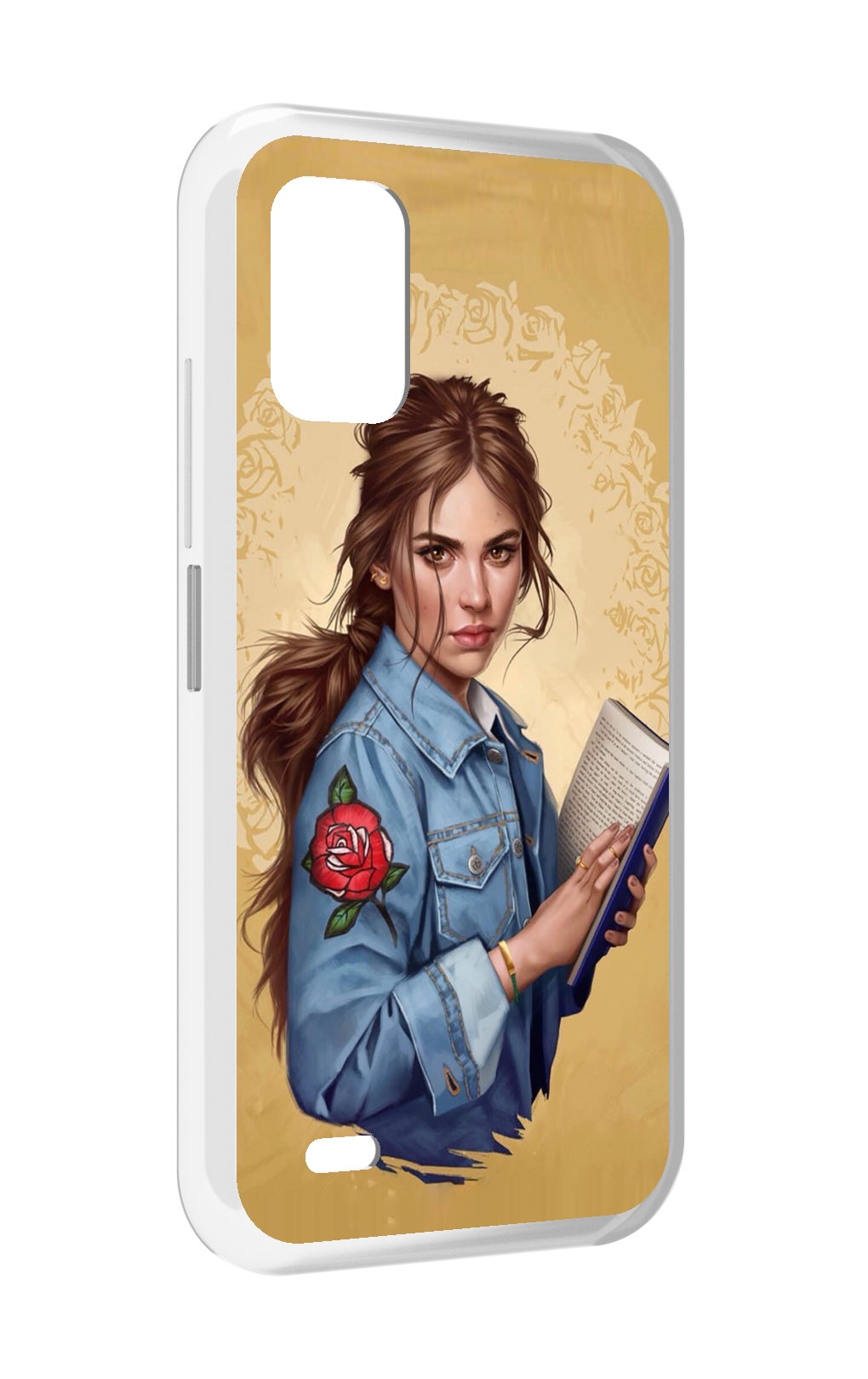 Чехол MyPads девушка-в-бежевом-фоне для UMIDIGI Bison GT2 / GT2 Pro
