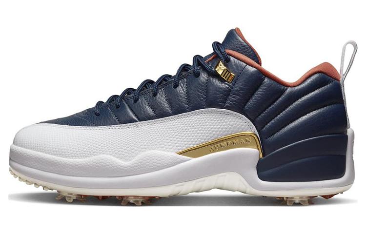 

Кроссовки унисекс Jordan Eastside Golf Air Jordan 12 Low Golf синие 38.5 EU, Синий, Eastside Golf Air Jordan 12 Low Golf