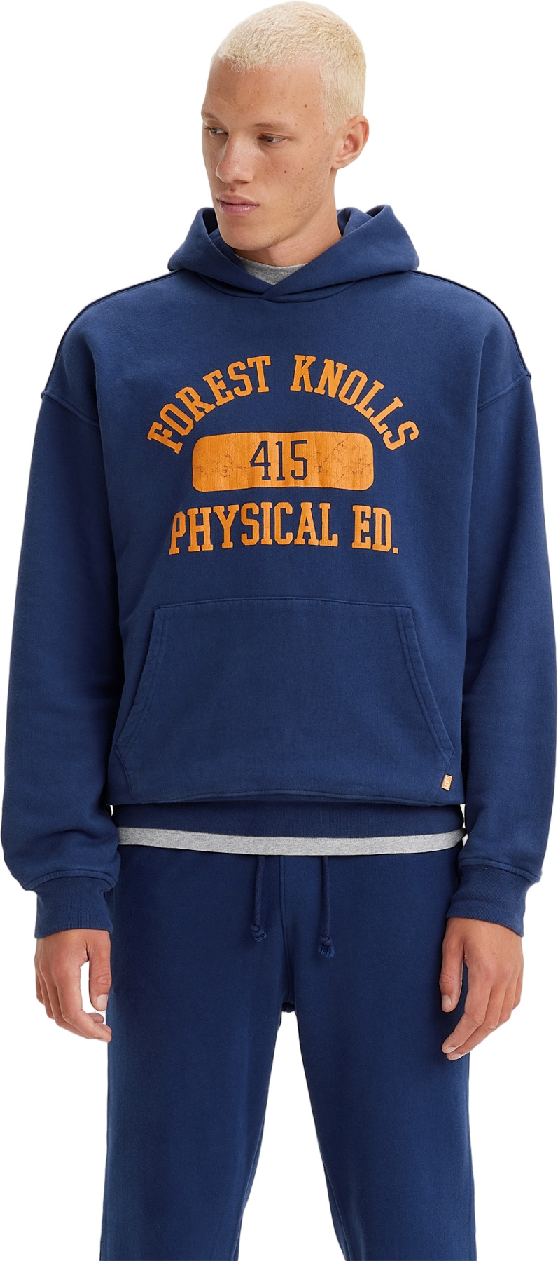 

Худи мужское Levi's Men Gold Tab Hoodie синее XL, Синий, Men Gold Tab Hoodie