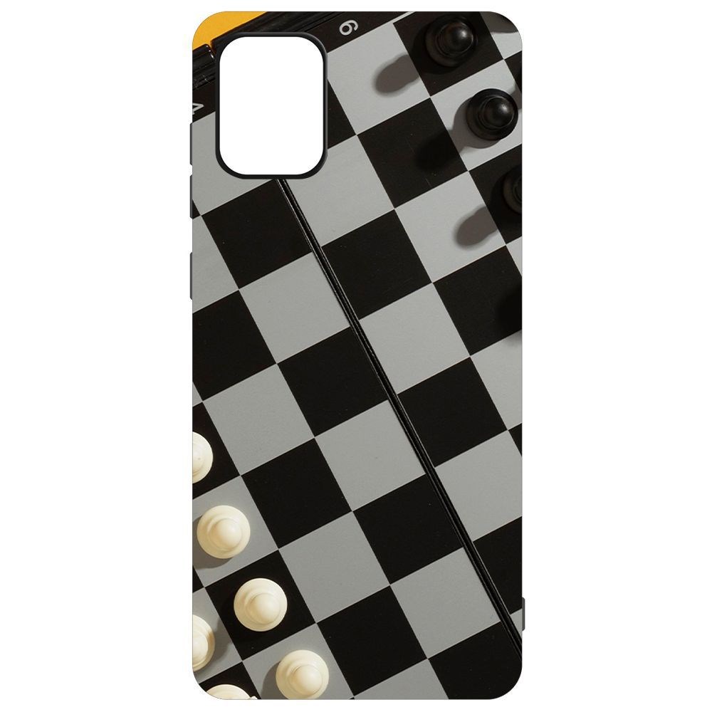 

Чехол-накладка Krutoff Soft Case Шахматы для Samsung Galaxy A72 (A725)