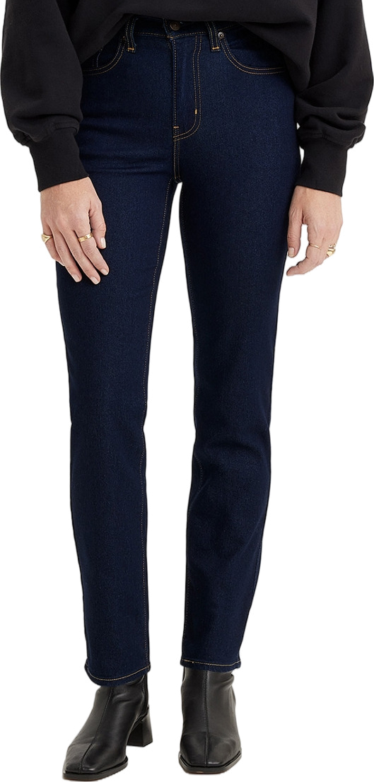 

Джинсы женские Levi's Women 724 High Rise Straight Jeans синие 25/32, Синий, Women 724 High Rise Straight Jeans