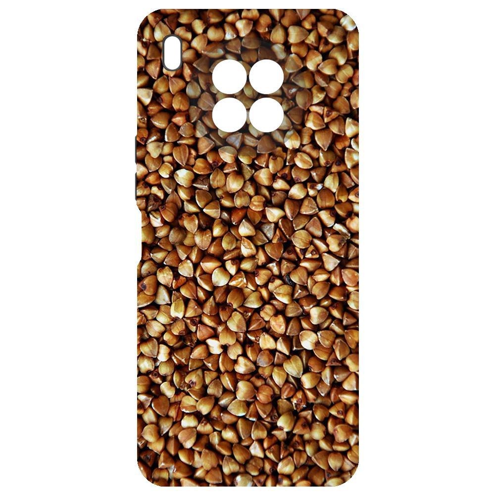

Чехол-накладка Krutoff Soft Case Гречка для Huawei Nova 8i, Черный