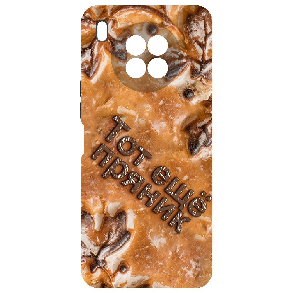 

Чехол-накладка Krutoff Soft Case Пряник для Huawei Nova 8i, Черный