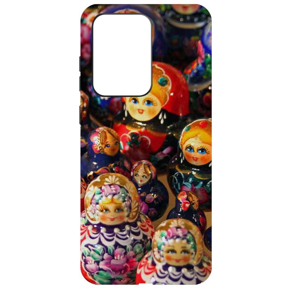 

Чехол-накладка Krutoff Soft Case Матрешка для Samsung Galaxy S20 Ultra (G988)