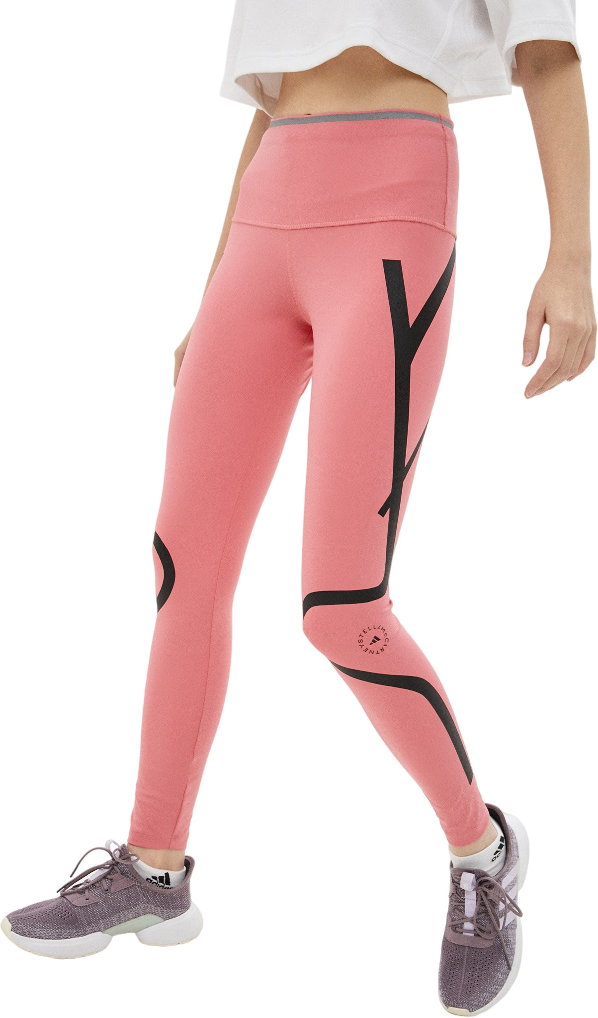 

Спортивные леггинсы женские Adidas Adi Perf App Wom Stella розовые S, Розовый, Adi Perf App Wom Stella