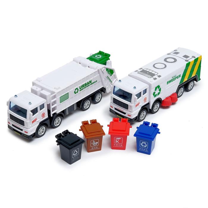 

Набор игровой «Городские службы» с контейнерами для сортировки и карточками