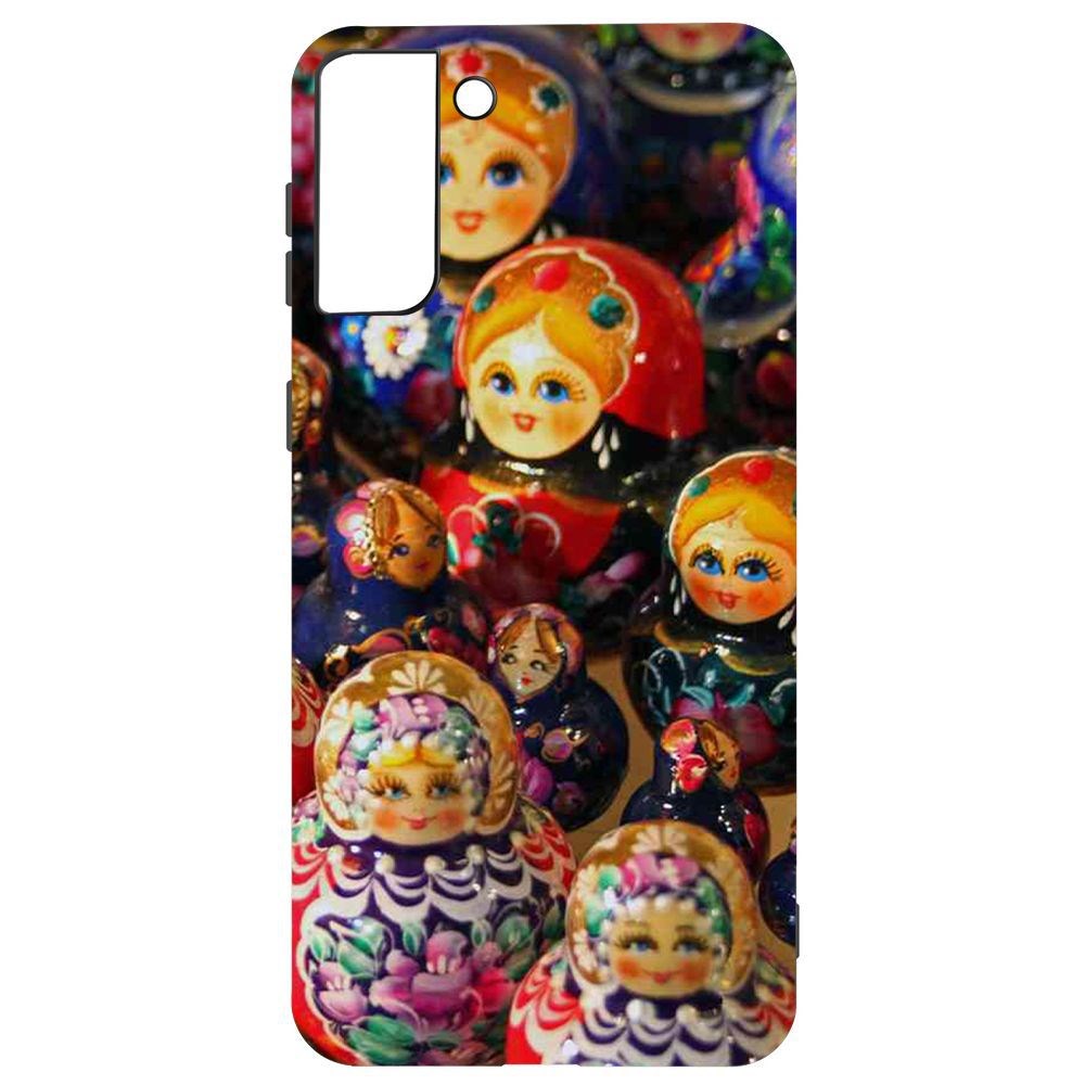 

Чехол-накладка Krutoff Soft Case Матрешка для Samsung Galaxy S21+ (G996)