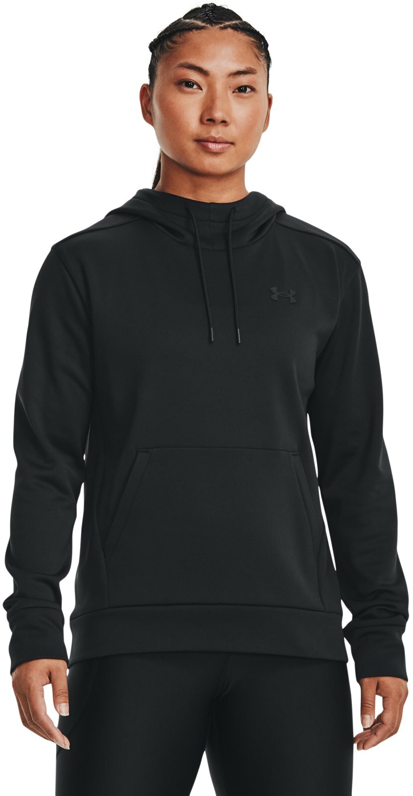 

Худи женское Under Armour Fleece LC Hoodie черное MD, Черный, Fleece LC Hoodie