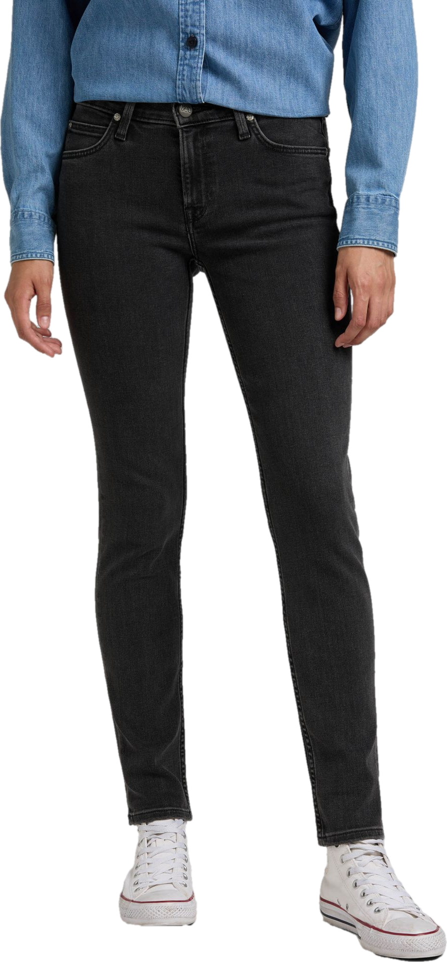 

Джинсы женские Lee Women Scarlett Jeans черные 25/33, Черный, Women Scarlett Jeans