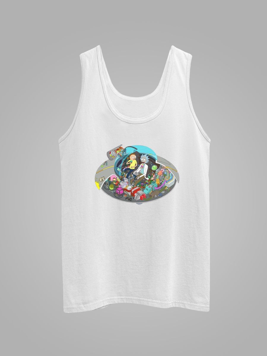 

Майка унисекс СувенирShop Рик и Морти/Rick and Morty 6 белая L, "Рик и Морти/Rick and Morty" 6