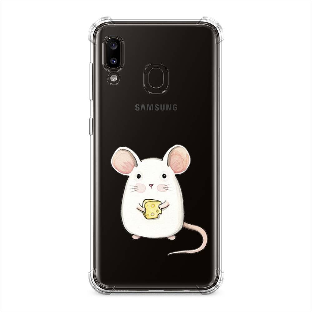 фото Противоударный силиконовый чехол "мышка" на samsung galaxy a30 awog