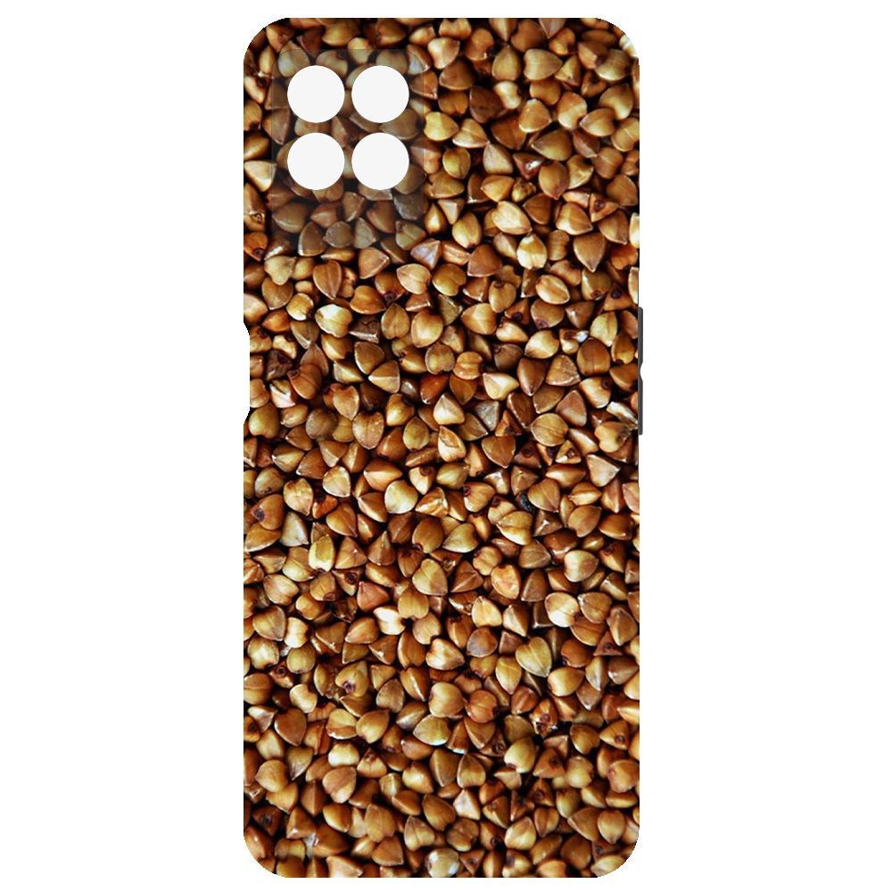 

Чехол-накладка Krutoff Soft Case Гречка для Realme 8i, Черный