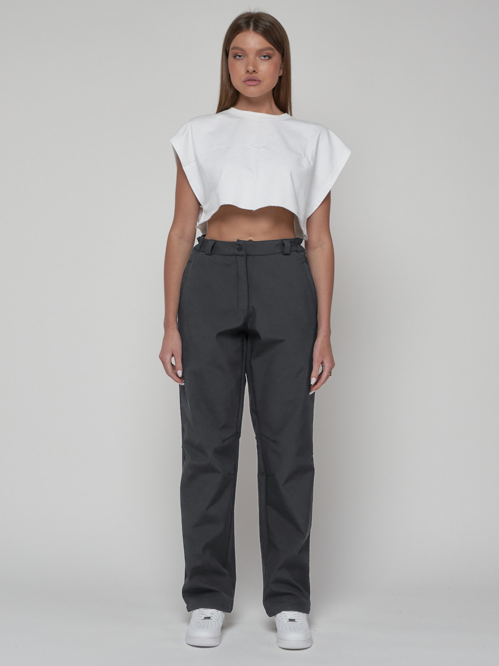 Спортивные брюки женские MTFORCE 2358 серые 60 RU