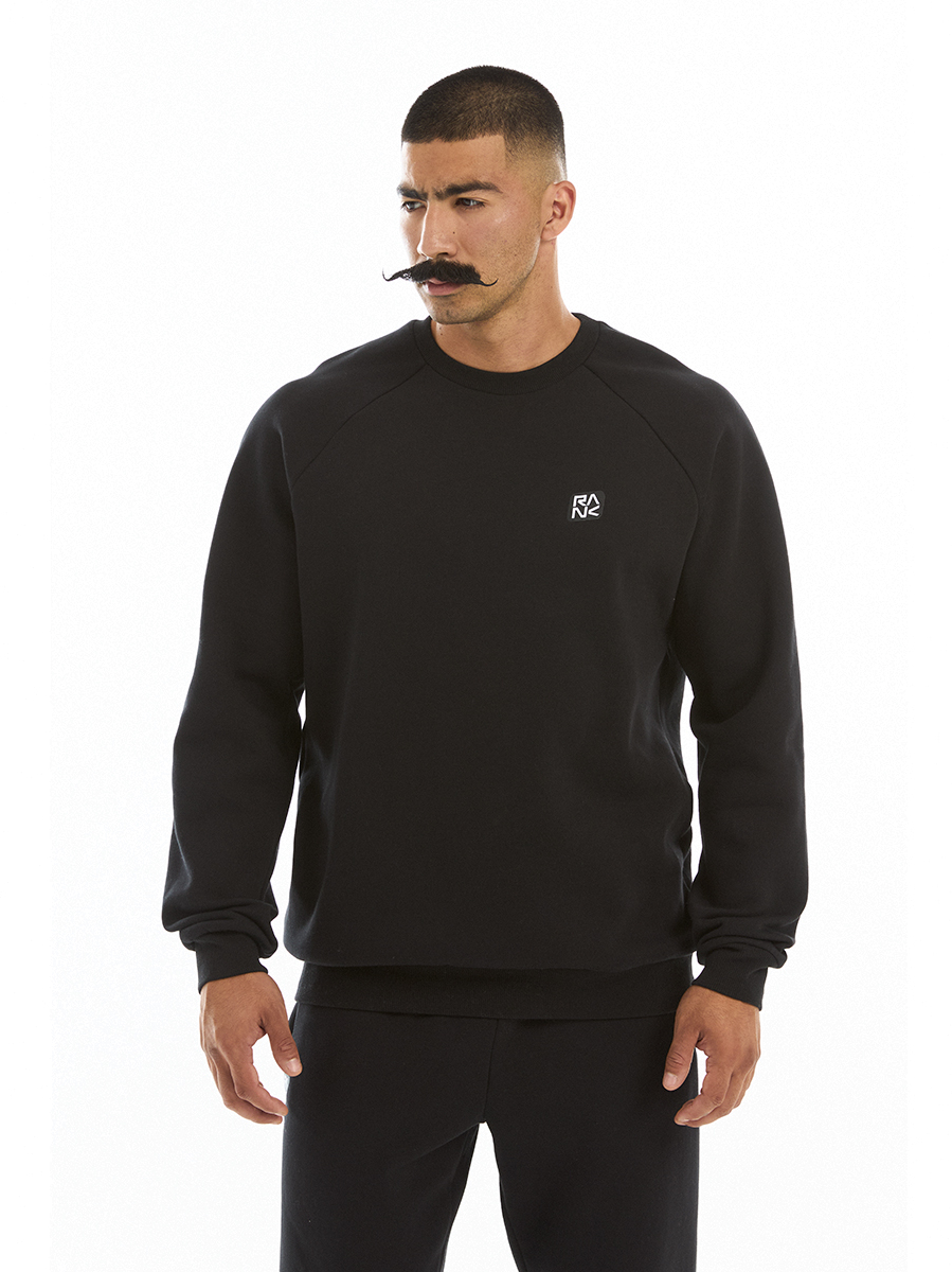 

Свитшот мужской RANK Competitor Fleece Crew черный XS, Competitor Fleece Crew