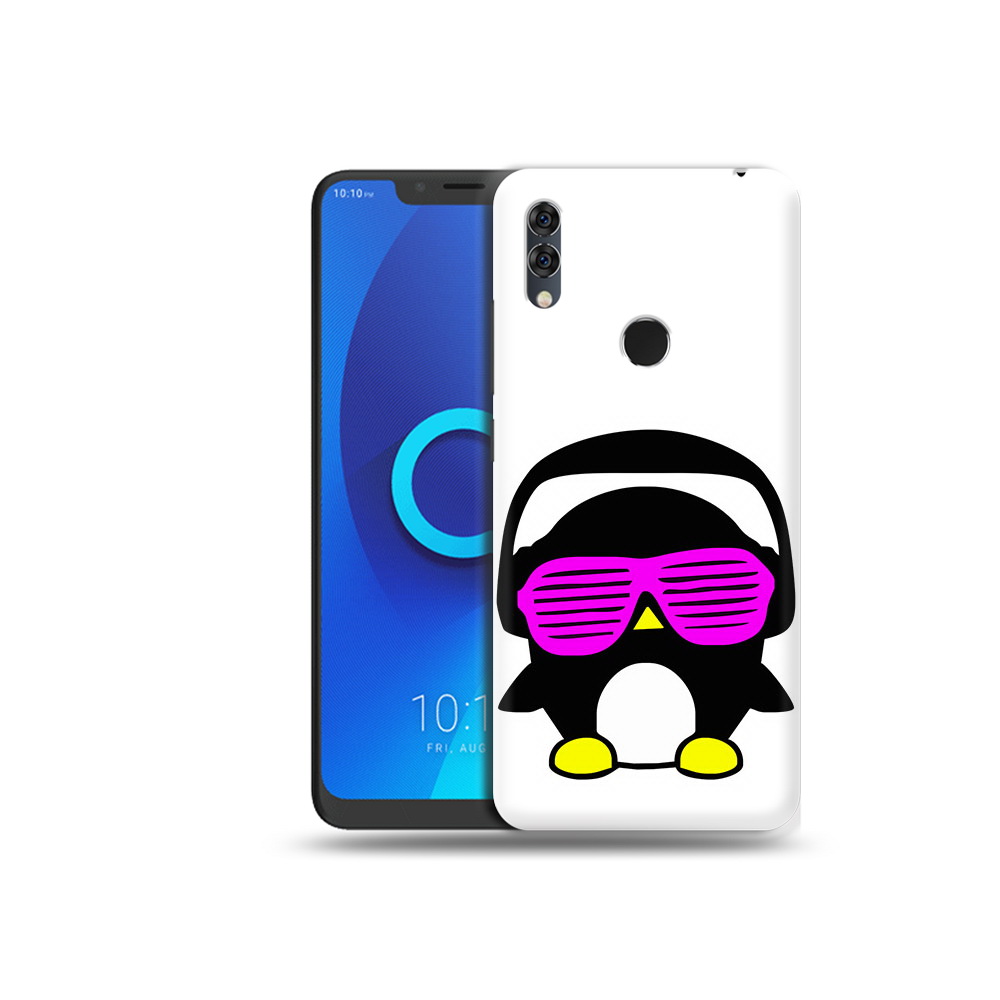 

Чехол MyPads Tocco для Alcatel 5V пингвин, Прозрачный, Tocco