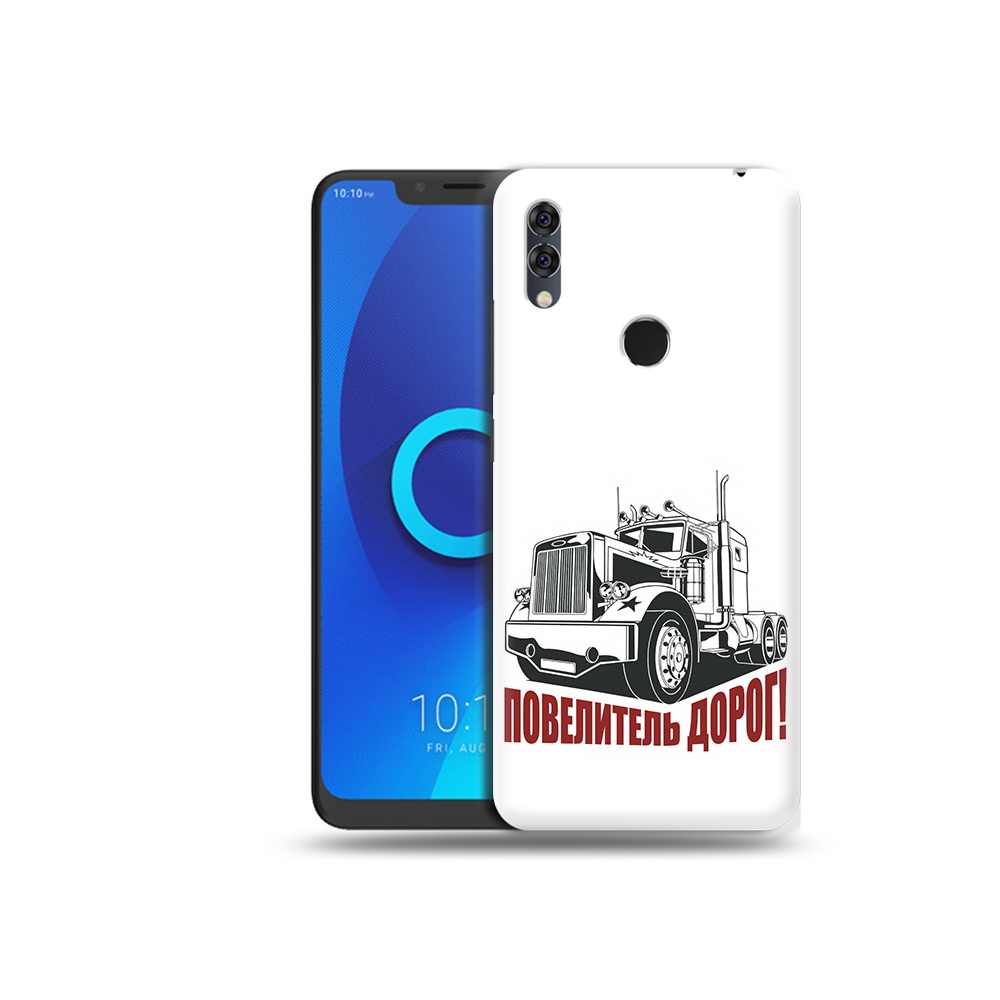 

Чехол MyPads Tocco для Alcatel 5V повелитель дорог, Прозрачный, Tocco