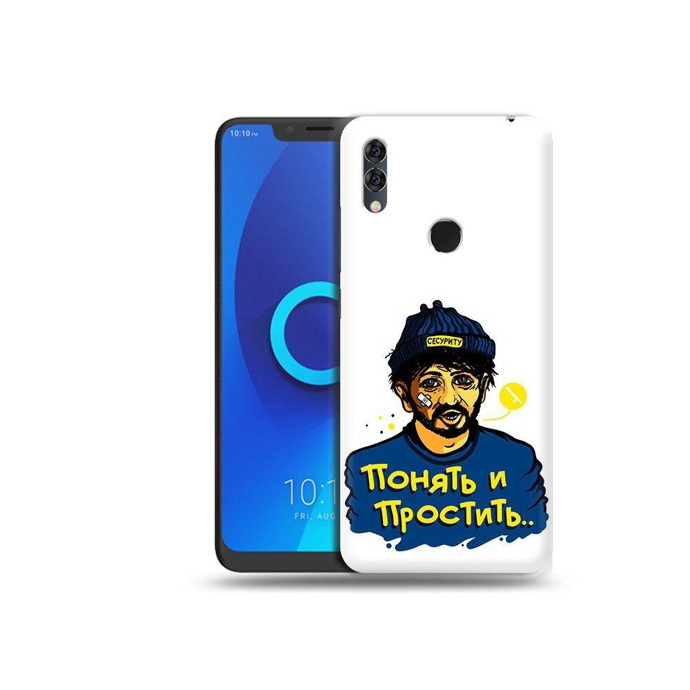 

Чехол MyPads Tocco для Alcatel 5V понять и простить, Прозрачный, Tocco