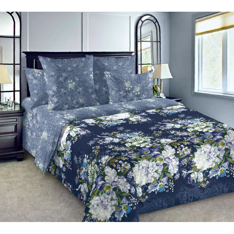 

Наволочки 50х70 перкаль (2шт) Белый стих основа