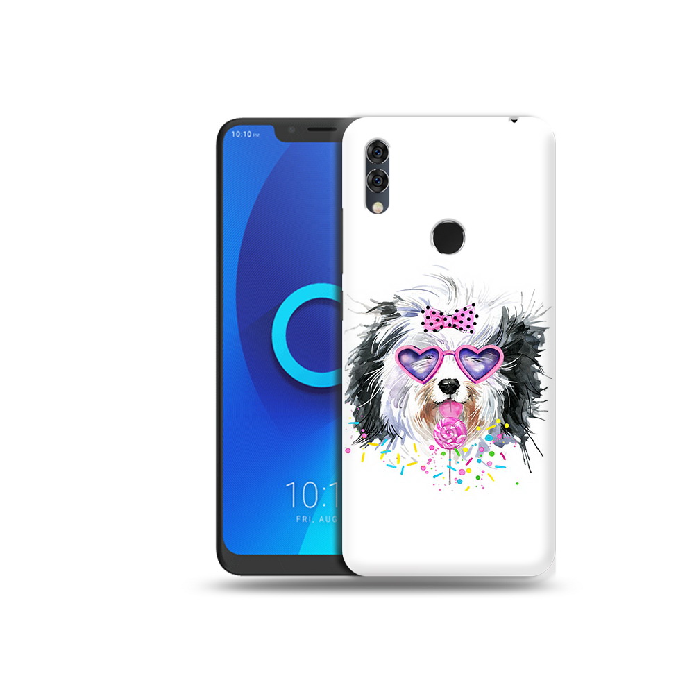 

Чехол MyPads Tocco для Alcatel 5V пушистик, Прозрачный, Tocco