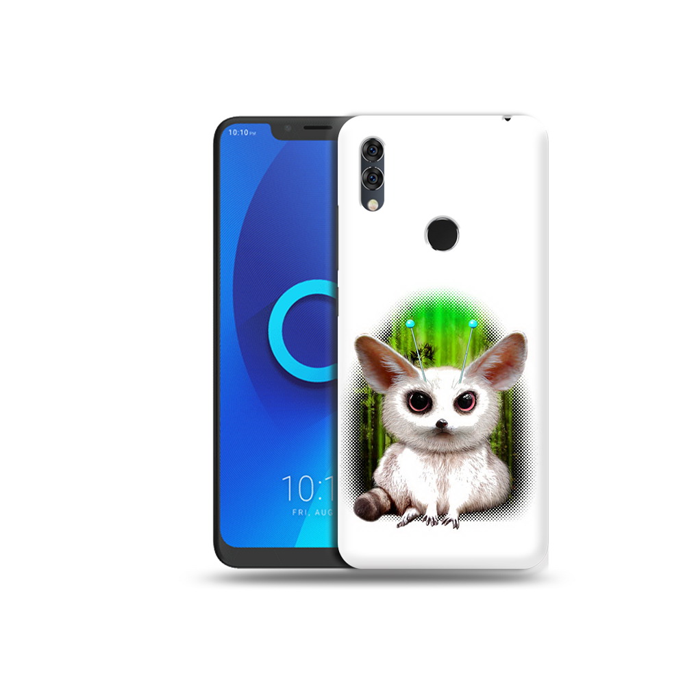 

Чехол MyPads Tocco для Alcatel 5V пушистое животное, Прозрачный, Tocco