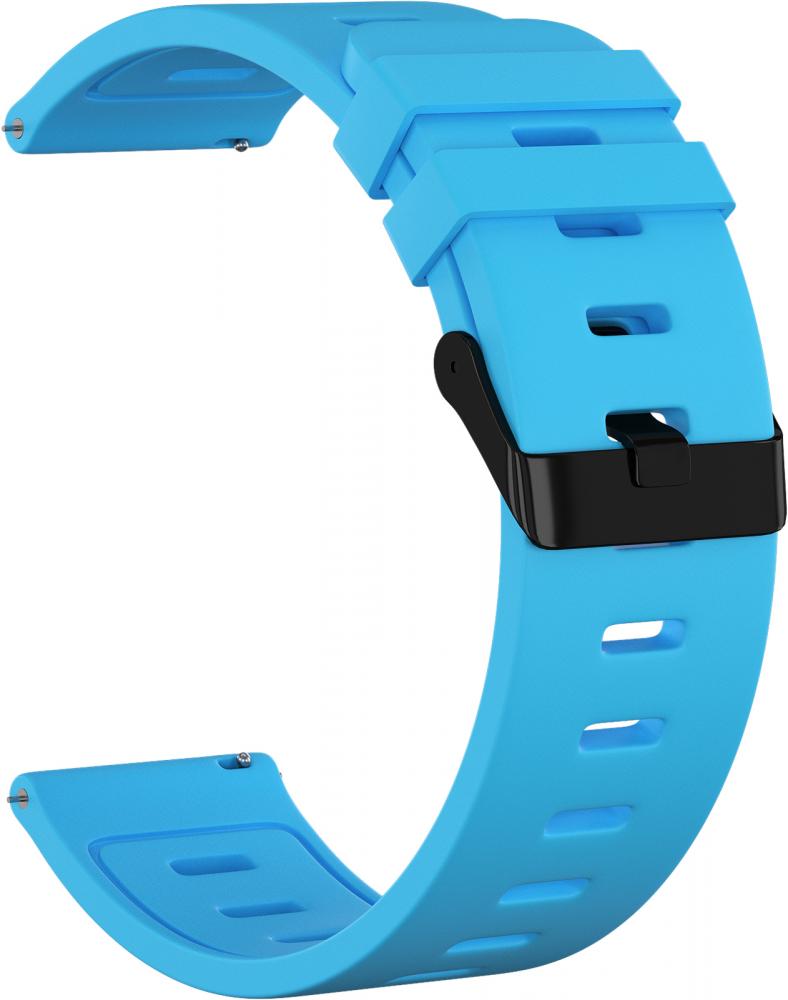 

Ремешок силиконовый GSMIN Blow 20 для Garmin VivoActive 3 (Голубой), Ремешок силиконовый GSMIN Blow 20 для Garmin VivoActive 3