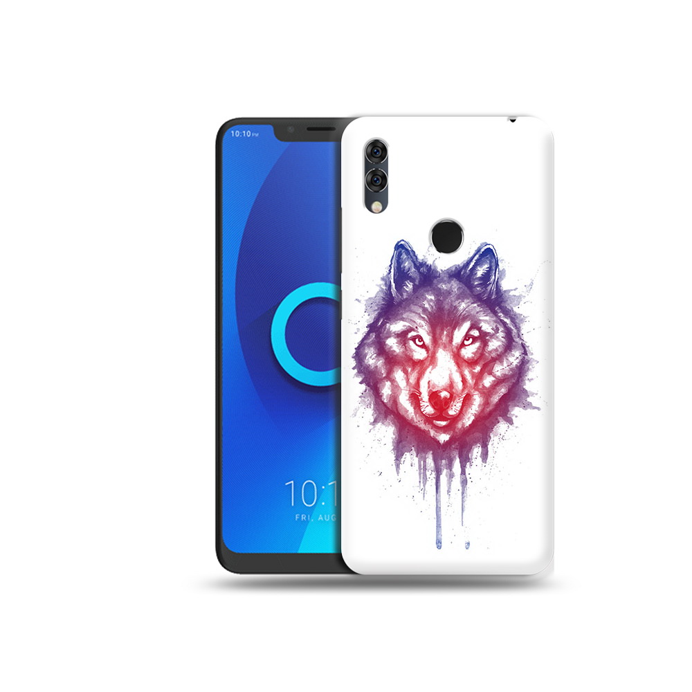

Чехол MyPads Tocco для Alcatel 5V пушистый волк, Прозрачный, Tocco