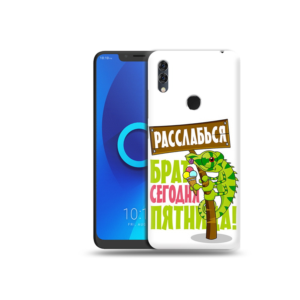 

Чехол MyPads Tocco для Alcatel 5V пятница, Прозрачный, Tocco