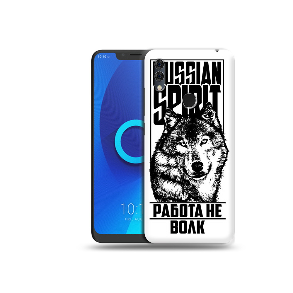 

Чехол MyPads Tocco для Alcatel 5V работа не волк, Прозрачный, Tocco