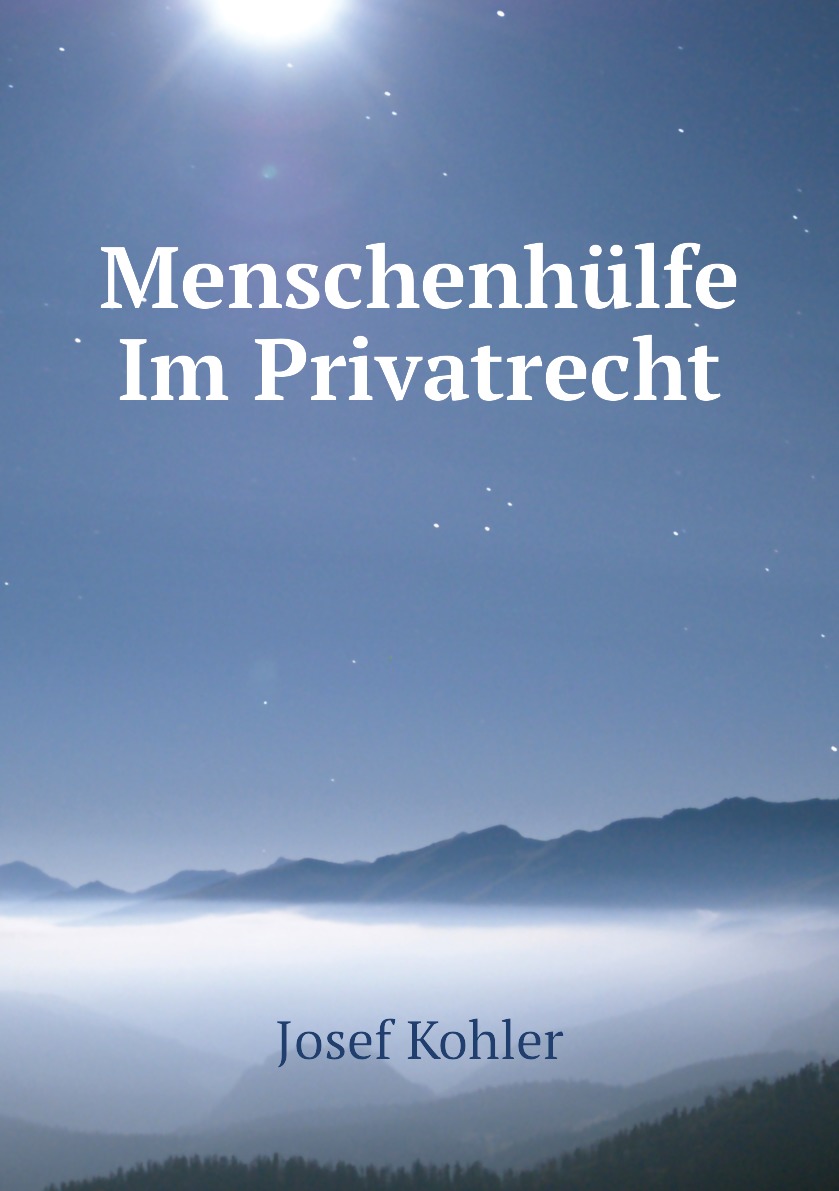 

Menschenhulfe Im Privatrecht